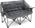 Double Camping Chair Padded 2 Person Camping Chair Camping Loveseat by Huskfirm