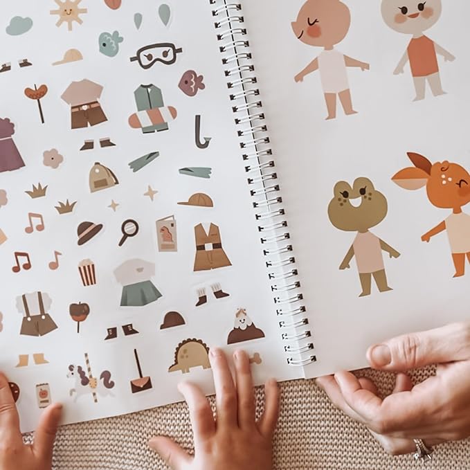 Together with You Sticker + Coloring Book (500+ Valentine's Stickers for Kids & 12 Coloring Pages) Side by Side Activity Book, Fun Road Trip Activity, Cute Craft for Boys & Girls Ages 2-4 4-8, 8-10