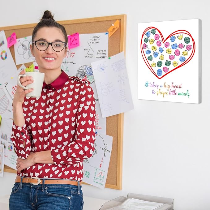 SHLINCO Teacher'S Day Gift For Female Teachers, Graduation Souvenirs, Student Fingerprint Creative Ornaments, Suitable For Desktop Decoration