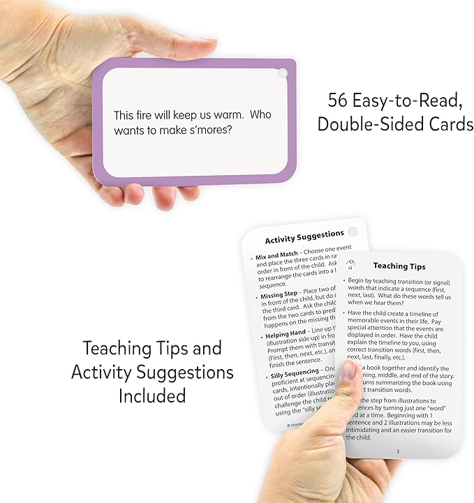 Teacher Created Resources Sequencing Flash Cards (EP62072), Medium