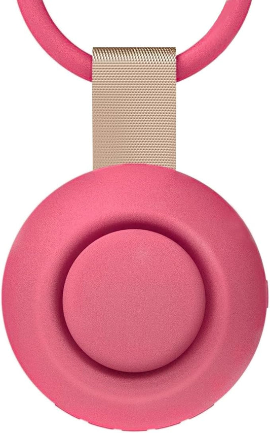 2025 Mom's Choice Awards, Portable Sound Machine for Baby Adult, AI Cry Detection, 18 Soothing Sound, Bluetooth Rechargeable White Noise Machine for Home Travel, Nursery Light, Barbie Pink