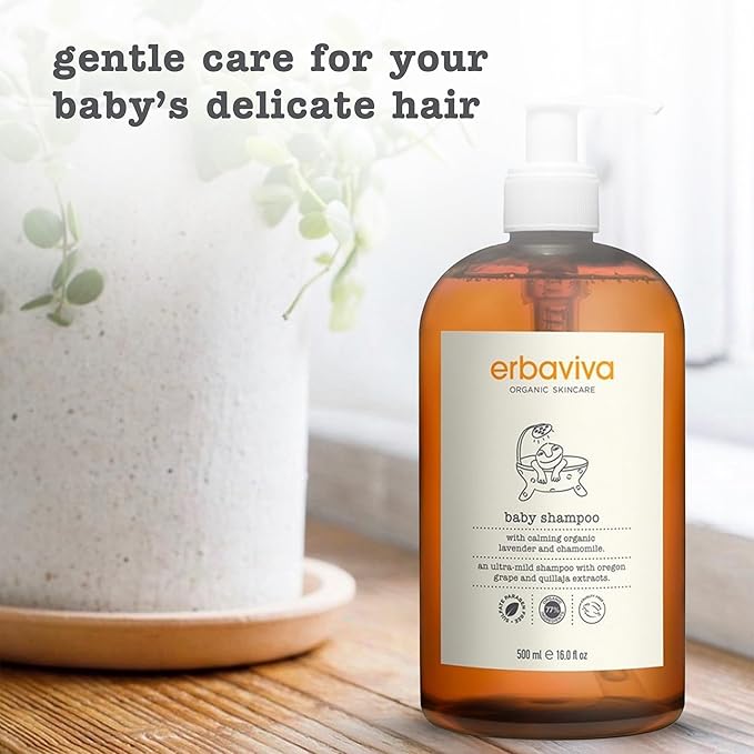 erbaviva Baby Shampoo, 16 Fl Oz