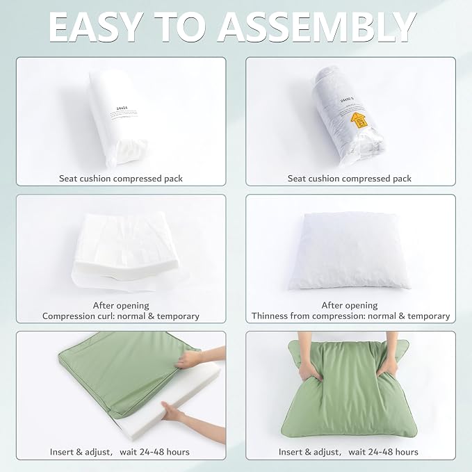 24x24 Inch Outdoor Chair Cushion - Image 8