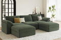 EASE MOOSE Sectional Modular Sofa, FSC Certified Oversized U Shape Sectional by EASEMOOSE