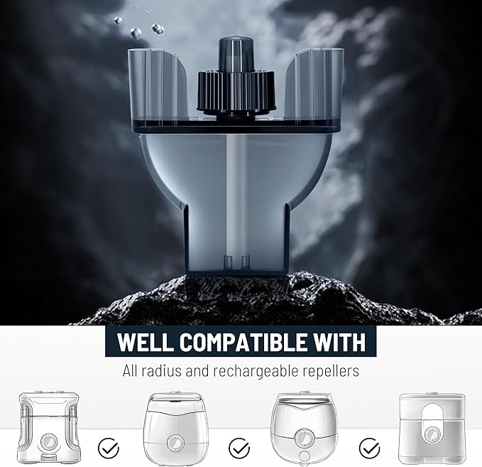 Mosquito Repellent for Home, 4 Pack Ideal for Bedroom Kitchen and Garden Use, Efficient Cartridges Compatible with E-Series Refills