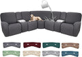 100% Waterproof Sectional Recliner Couch Covers by ROFASVCO