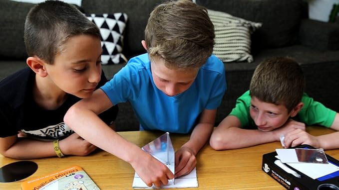 The Purple Cow Crazy Scientist Lab Magical Mirrors Science Kit