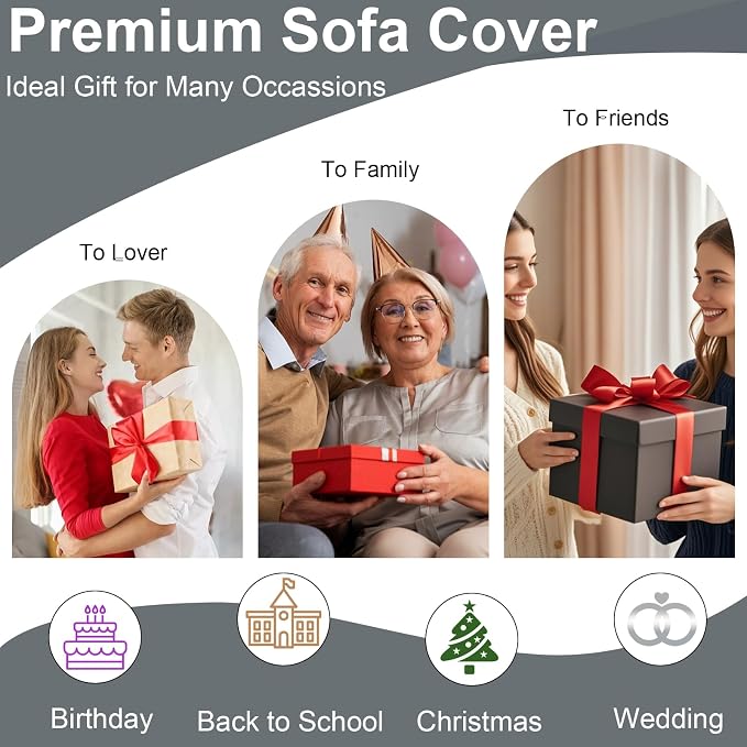 VClife Bohemian Couch Covers, Non Slip Couch Covers - Image 8
