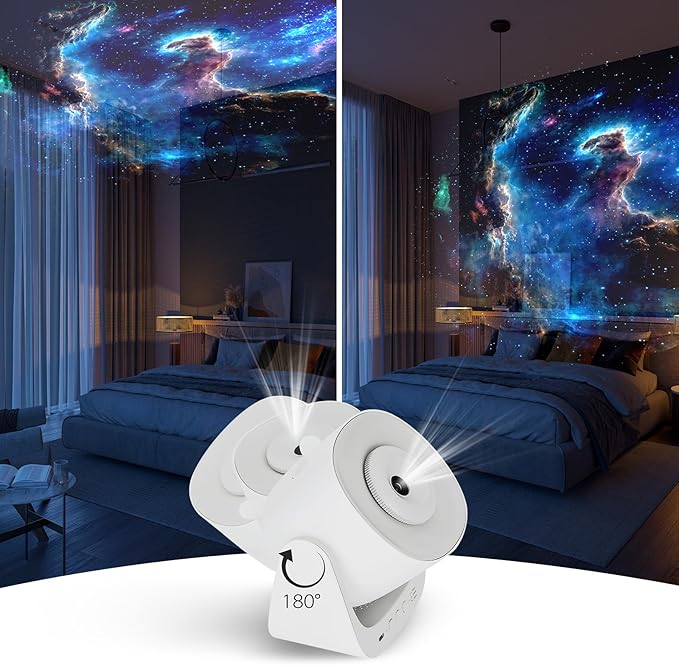 Orzorz Slide Discs Star Projector Galaxy Light Home Planetarium Projector Star Projector