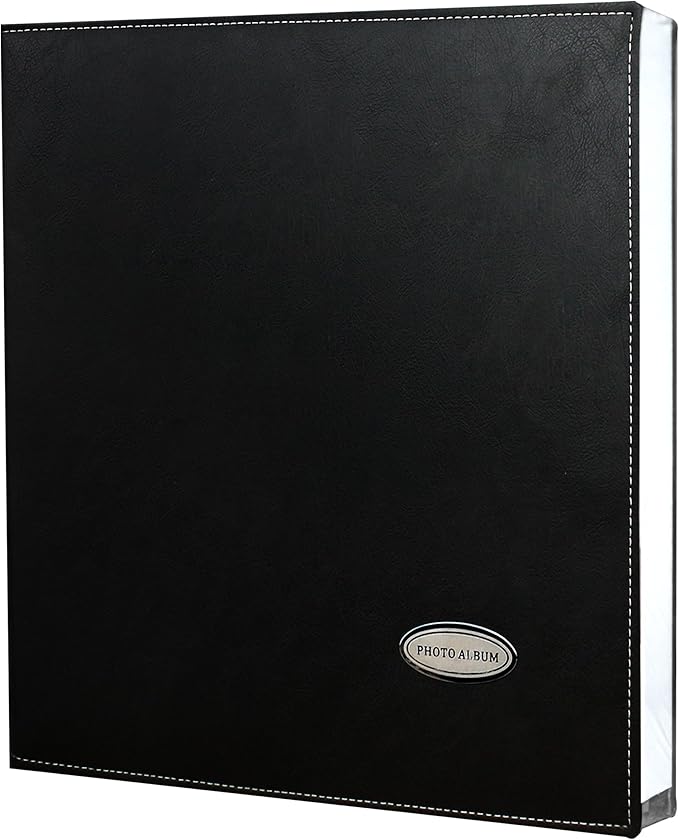 Self-Adhesive Photo Album, Dust-free, glue free and waterproof Scrapbook Album, Family album, Leather Cover, Hand Made DIY Albums Holds 3x5, 4x6, 5x7, 6x8,8x10 photos