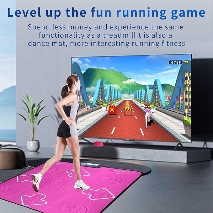 P-Ink Kids & Adults Dance Mat - Musical AR Game Mat with Camera for Kids, TV Game, Christmas & Birthday Gift for Girls & Boys