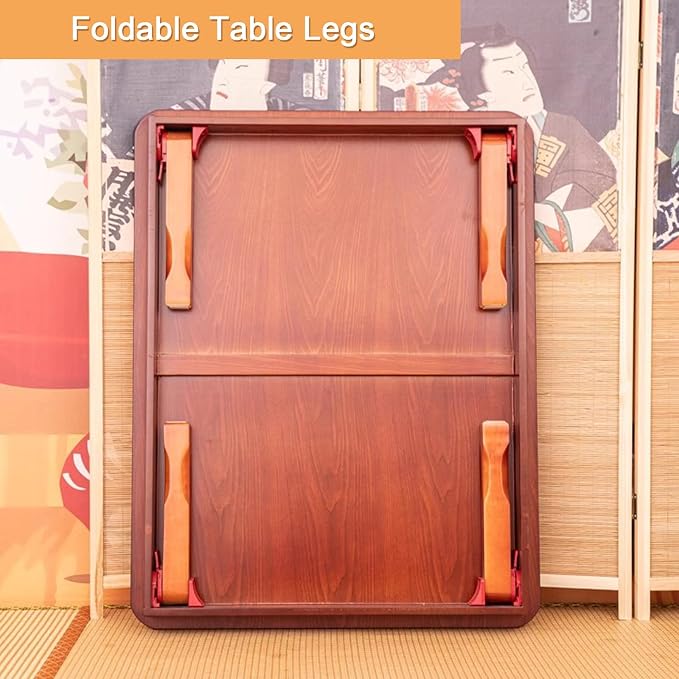Rectangle Folding, Solid Wood Low Table Meditation - Image 4