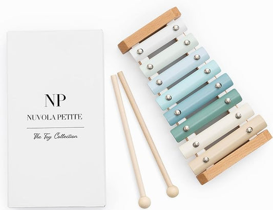 Xylophone-Neutral Colors Toddler Toys-Aesthetic Kids Musical Instrument-Montessori Toys-Modern Boho Xylophone for Kids Playroom-Gender Neutral Baby Gifts-Wood Xylophone-Baby Xylophone Toy-Wooden Toy