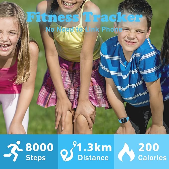 Kids Watches for Girls Boys Digital Sport Watch with Step Counter Pedometer Vibration Alarm Clock, No App Waterproof Fitness Tracker Kids Watch Boys Girls Teens Students Ages 5-16