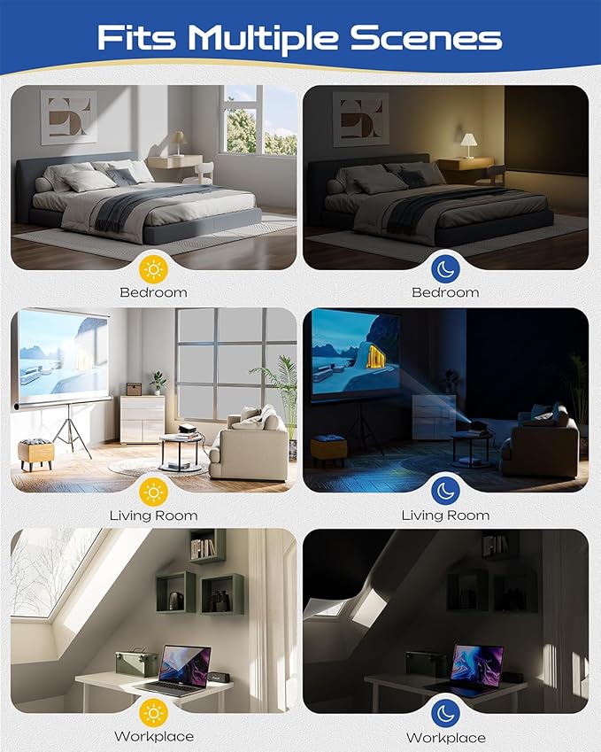 30" W x 60" L 100% Portable Blackout Curtains, Total Darkness No-Drill Black Out Window Cover,Temporary Blackout Shades with Hook & Loop Tape, for Bedroom, Nursery, Dorm, Travel (Black)