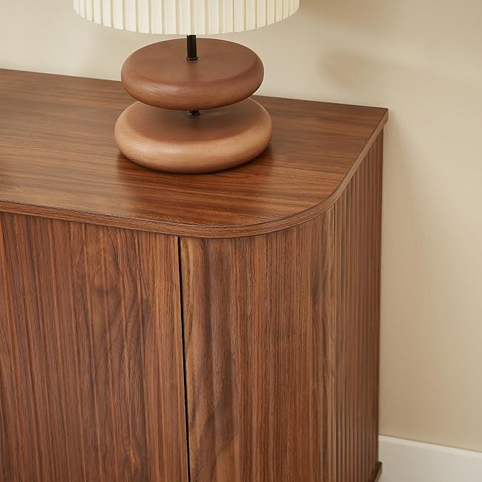 64'' Fluted TV Stand for TVs up to 75'', Modern Long Media Console - Image 7