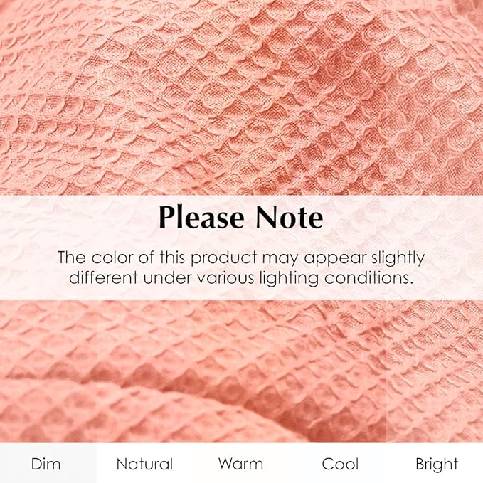 Salt Earth GOTS Certified 100% Organic Cotton Throw Blanket, 90" X 90" Waffle Blankets & Throws for Bed, Throw Blanket for Couch, Modern & Cozy Blanket, All Seasons, Comfy and Soft Blanket(Sun Bay)