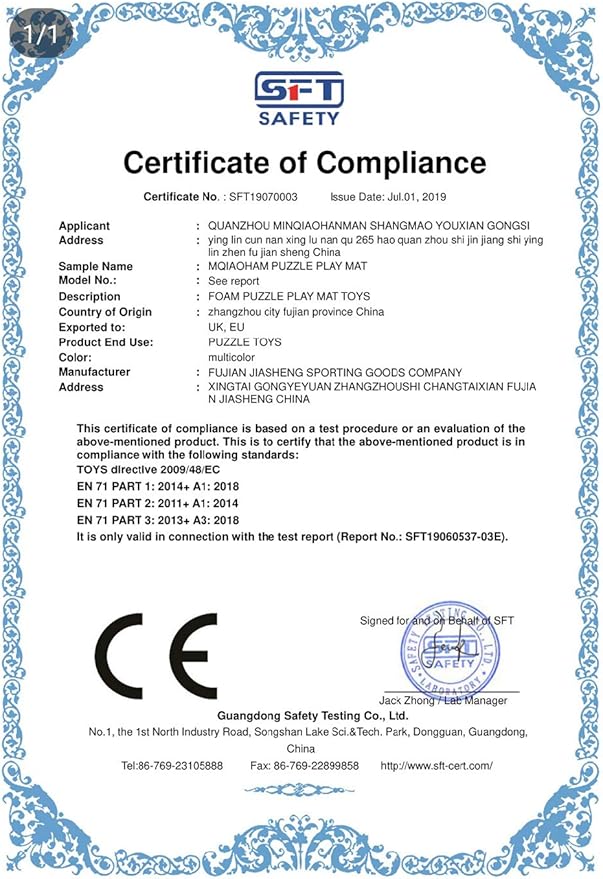 MQIAOHAM® 25 Pieces Puzzle Play Mats, Soft Baby Play Mat, Kids Interlocking Foam Floor Tiles, Toddlers Carpet Playmats G301025-108