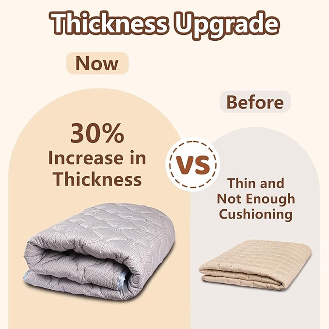 Baby Play Mat, 50x50 Playpen Mat with Super Soft Touch, Thick Activity Mat with Upgraded Anti-Slip Bottom, Machine Washable Crawling Mat for Floor & Picnic (Map)