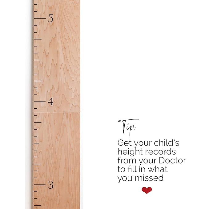 Wood Growth Chart for Wall - Growth Chart Wood Growth Chart for Kids Wooden Ruler Growth Chart Child Height Wall Chart Grow Chart for Wall Kids Wall Ruler Height Chart-Modern Natural