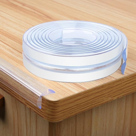 Clear Corner Protectors, Corner Protector Baby Proofing, Soft Edge Protectors,16.4ft(5M) Corner Guards Furniture Corner&Edge Safety Bumpers with Upgraded Strong Adhesive for Furniture&Sharp Corners