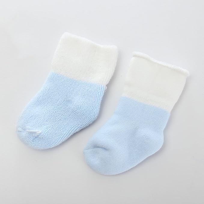 Newborn Baby Boy Girl Caps Mittens Socks Set Cotton Baby Essentials Accessories (Hats+Gloves+Socks)