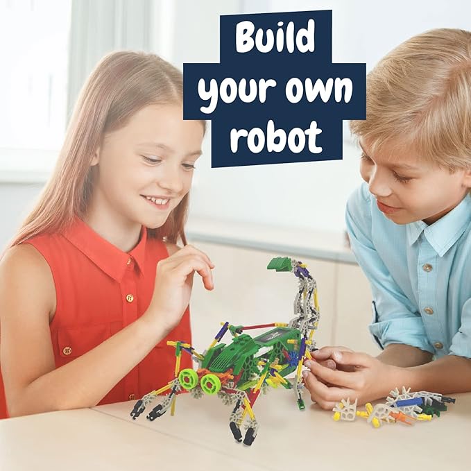 Science4you Scorpiobot Robotics Kit for Kids - Building Robot Toys for Kids 8-12 Year olds,161 Pieces, Stem Building Games, Gift for 8+ Year Olds Boys and Girls