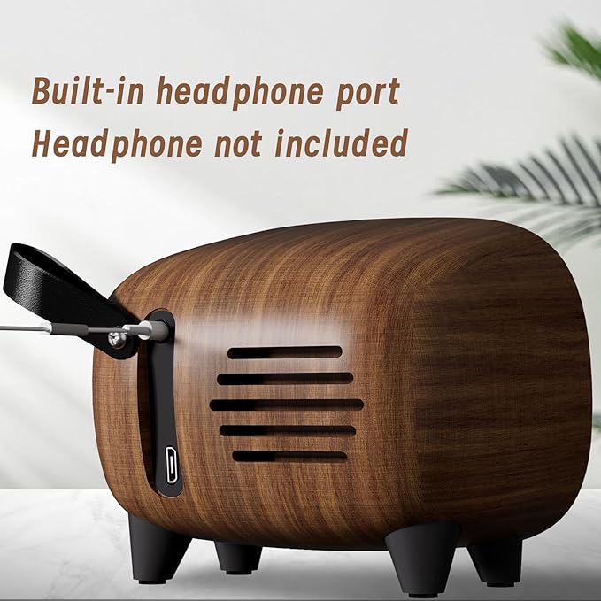 Sleep Sound Machine for Adults, 1960s Retro Tv Design White Noise Machine for Sleeping with 10 Soothing Sounds, Fan & Brown Noise, Portable with Memory Function