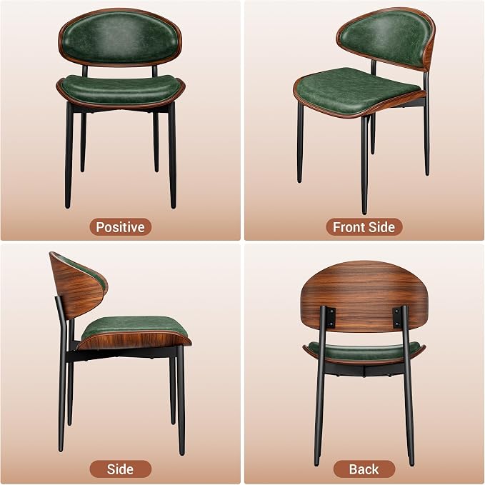 YaFiti Dining Chairs Set of 8, Dining Room and Kitchen Chairs, Mid Century - Image 8