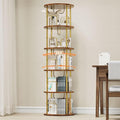 ALLSTAND 5 Tier Rotating Bookshelf, 360 ° Display Stackable Spinning Bookshelf by ALLSTAND