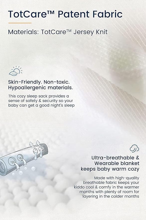 TotAha Sleep Sack 0-6 Months 3-Pack,Stretchy,Buttery Soft Swaddle Transition Sleeping Bag,Light Baby Wearable Blanket with 2-Way Safe Zippers for Boys Girls, 0.5 TOG