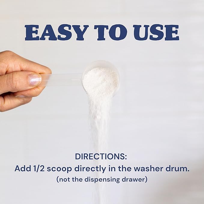 Laundry Detergent Powder | Safe for Sensitive Groups | Powerful Clean | Plant & Mineral-Based | Made in USA
