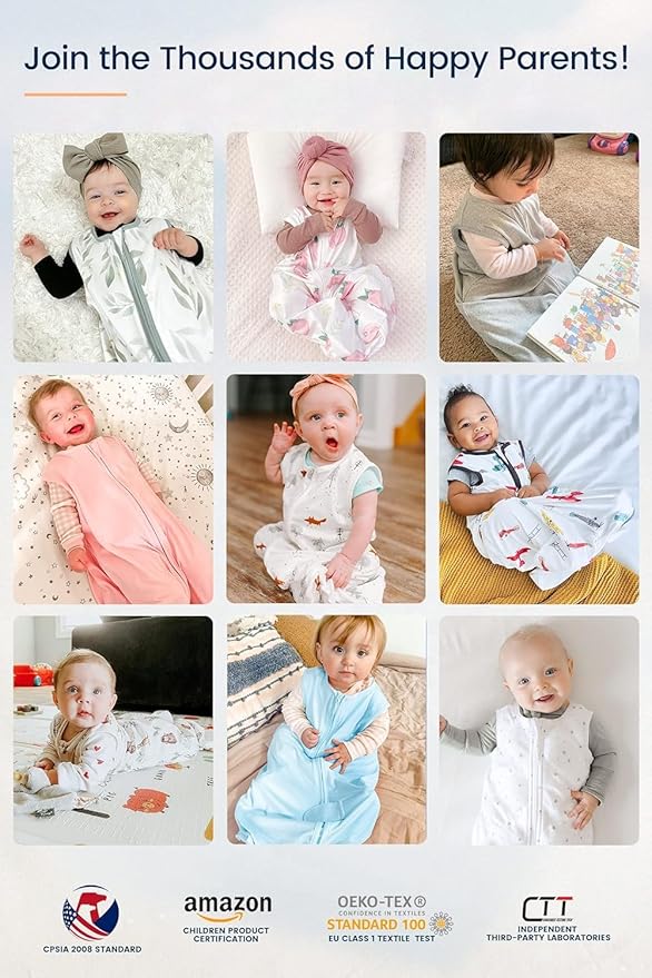 TotAha Baby Sleep Sack 15-18-24 Months Babies Wearable Blanket Buttery Soft Sleepsacks 2-way Zipper Light Sleeping Bag 0.5 TOG, 3-Pack
