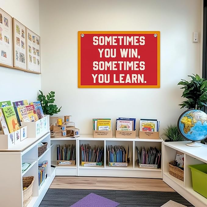 Inspirational Banner, Motivational Wall Decor, Positive Affirmations Wall Hanging, Vintage Banner Flag, Wall Flag Home Living Room Classroom Office Decor, Banner for Room