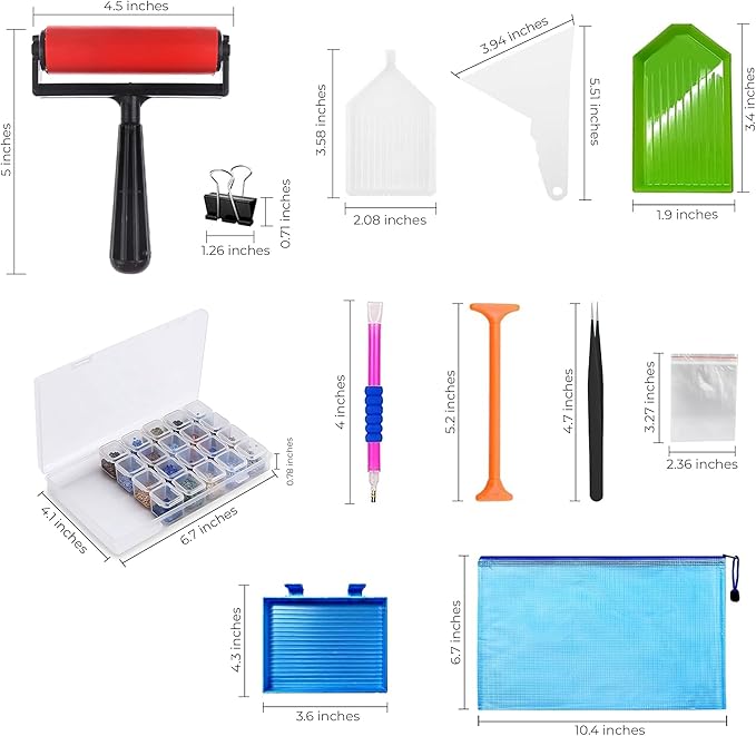 iVyne Corded A4 Light Pad for Diamond Painting & Art Projects – LED Light Board with Diamond Art Accessories – Ultra-Thin & Portable Diamond Dot Light Board, Perfect for Artists - Purple