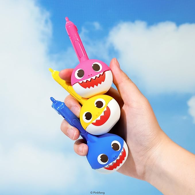 Otamatone Melody [Special Baby Shark Edition] Portable Mini Size Electronic Keychain Musical Toy from Japan – by Maywa Denki [English Instructions] – Baby Shark