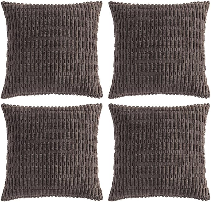 Fancy Homi 4 Packs Decorative Throw Pillow Covers by Fancy+Homi