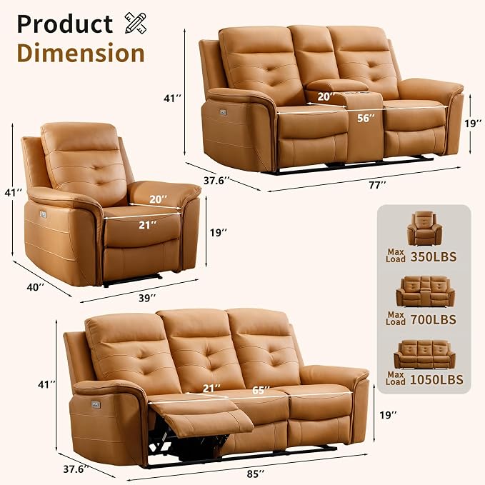 ANJ Power Recliner Chair for Adults - Image 2
