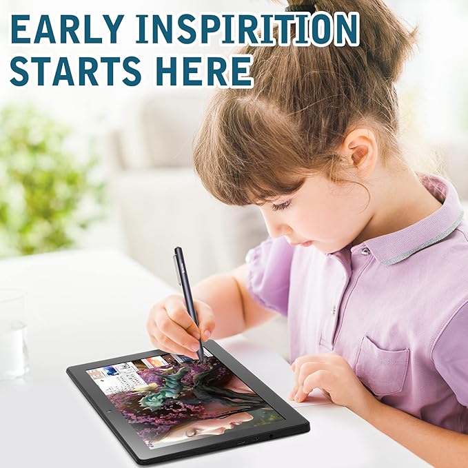 T11 Pro Standalone Drawing Tablet with Screen,10.1 inch FHD Display,No Computer Needed,Octa-Core CPU,Pre-Installed Drawing Apps & Tutorials,More Bonus Items for Beginners, Artists, Students