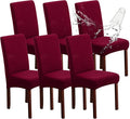 Genina Waterproof Chair Covers for Dining Room, Stretch Jacquard Dining Chair by Genina