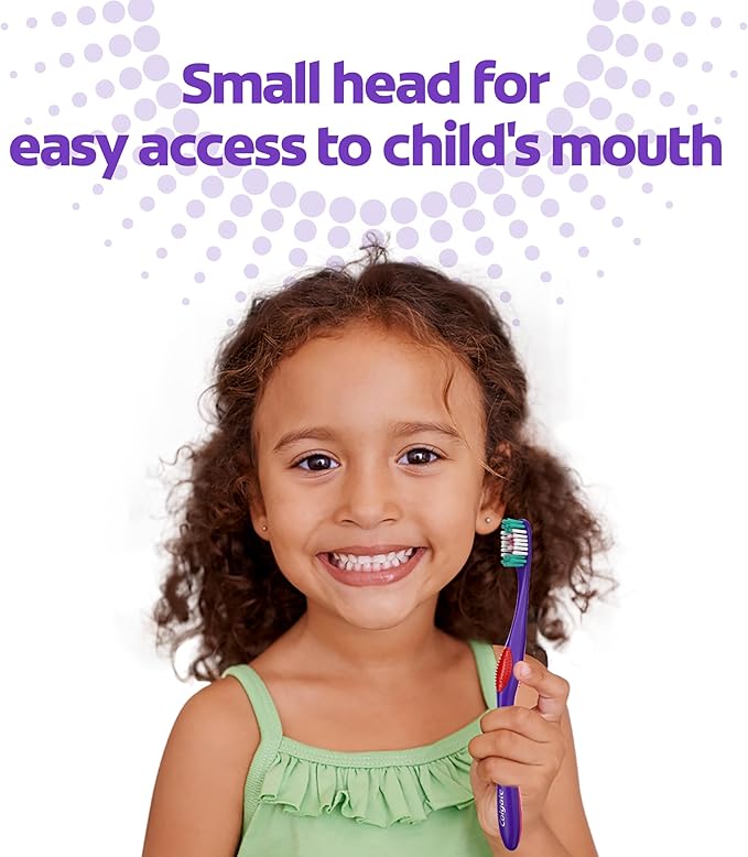 Colgate Extra Soft Kids Toothbrushes, Advanced Cavity Fighter Kids Toothbrush Pack, Extra Soft Bristles Help Remove Plaque and Stains for a Gentle Clean, for Children Ages 6 and Up, 4 Pack