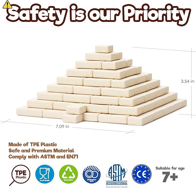Taksa Toys Ancient Pyramid Egypt Stem Toys Educational Stackable Building Blocks Bricks for Kids Ages 7 8 9 10+ Years Old, Creative Architectural Learning Games, Montessori Toys for Children, 122 Pcs