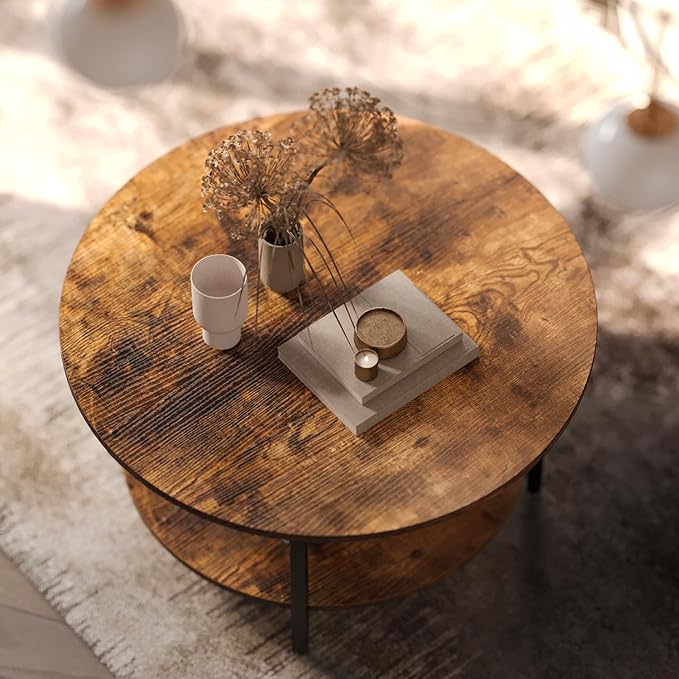 FABATO Round Lift Top Coffee Table - Image 6