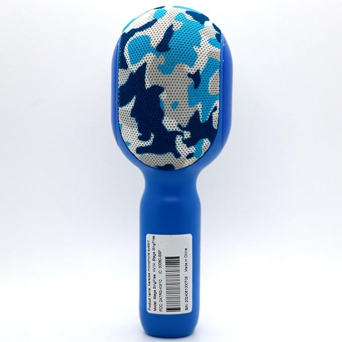 StageSound Karaoke Microphone, Wireless Bluetooth Microphone with Dynamic LED Lights, 5-in-1 Portable Handheld Mic Speaker Machine for Singing Home Party Toys Birthday Gift for Kids Adults Boys Girls