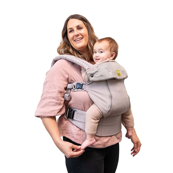 LÍLLÉbaby Complete All Seasons Ergonomic 6-in-1 Baby Carrier Infant to Toddler with Lumbar Support (7-45 Pounds), 360 Degree Baby Wearing & Multi-Position, Inward & Outward Facing (Stone)