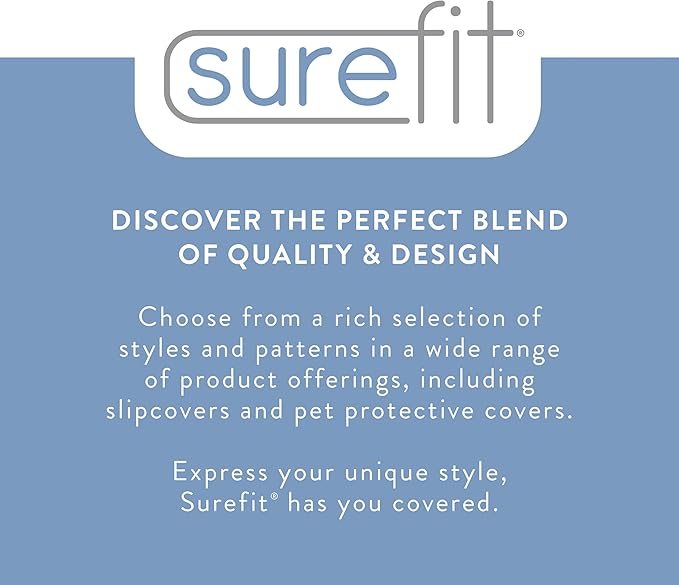 SureFit Cotton Duck Canvas Short Dining Room Chair Covers, Dining Chair Cover - Image 2
