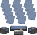 Outdoor Cushion Covers Set, Replacement by SUKAIKEQA