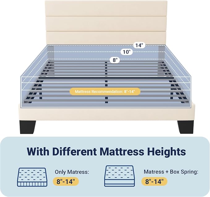 Allewie Full Size Platform Bed Frame - Image 7