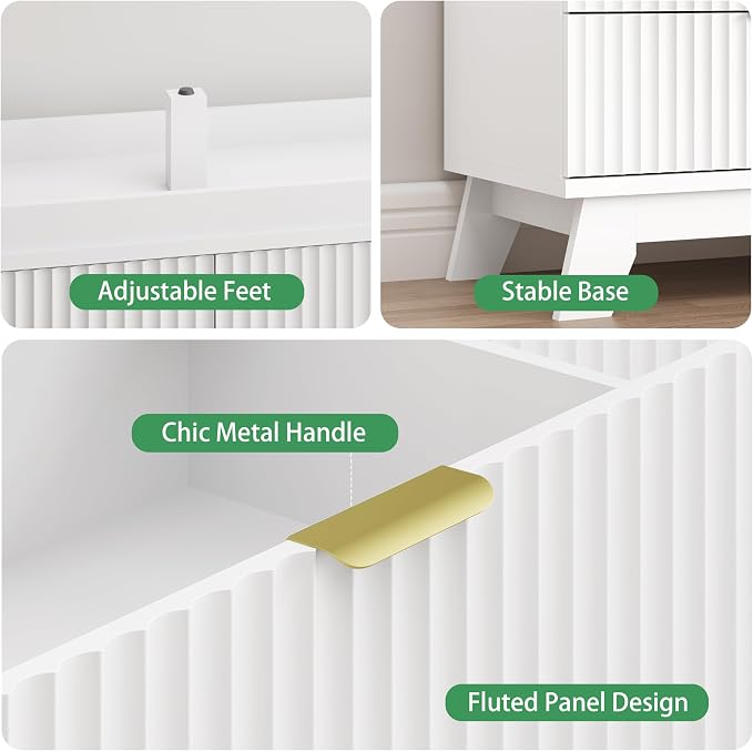 Xixini Fluted Dresser for Bedroom - Image 6