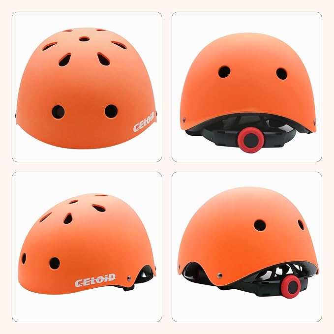 Kids Bike Helmet,Toddler Skateboard Helmets for Ages 2-3-5-8-14 Years Boys Girls，Adjustable Multi-Sport Bicycle Skateboarding Football Roller Skating Scooter Rollerblade Balance Bike Helmet